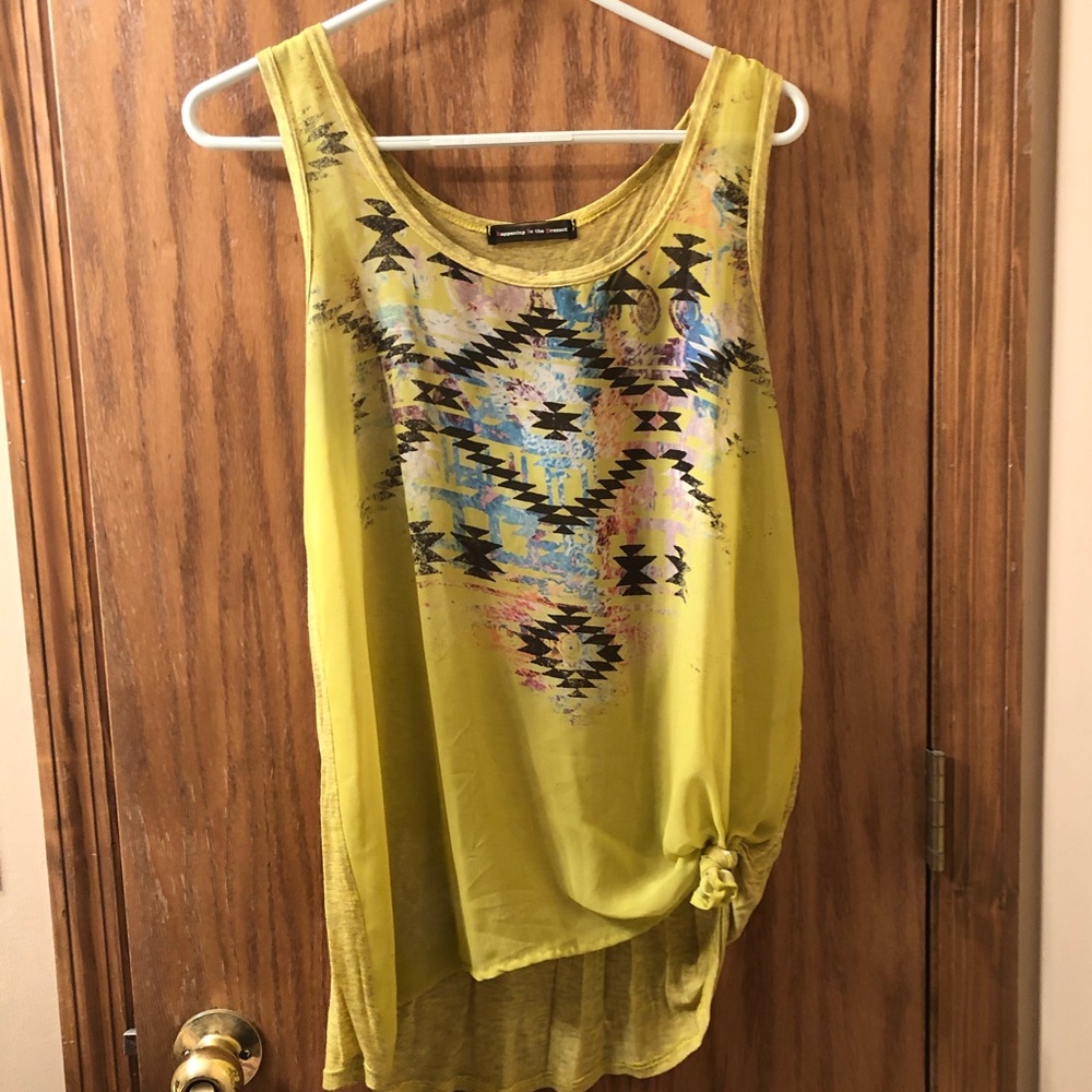 Yellow tank top